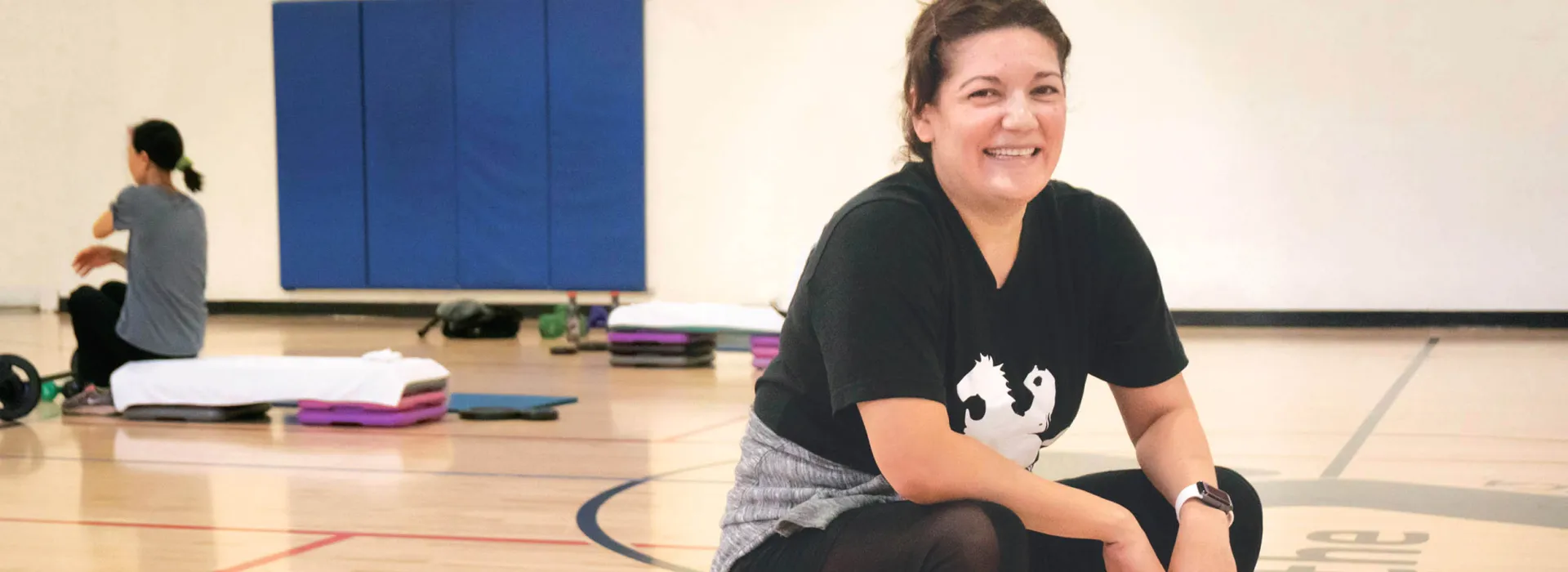 Woman in Fitness Class