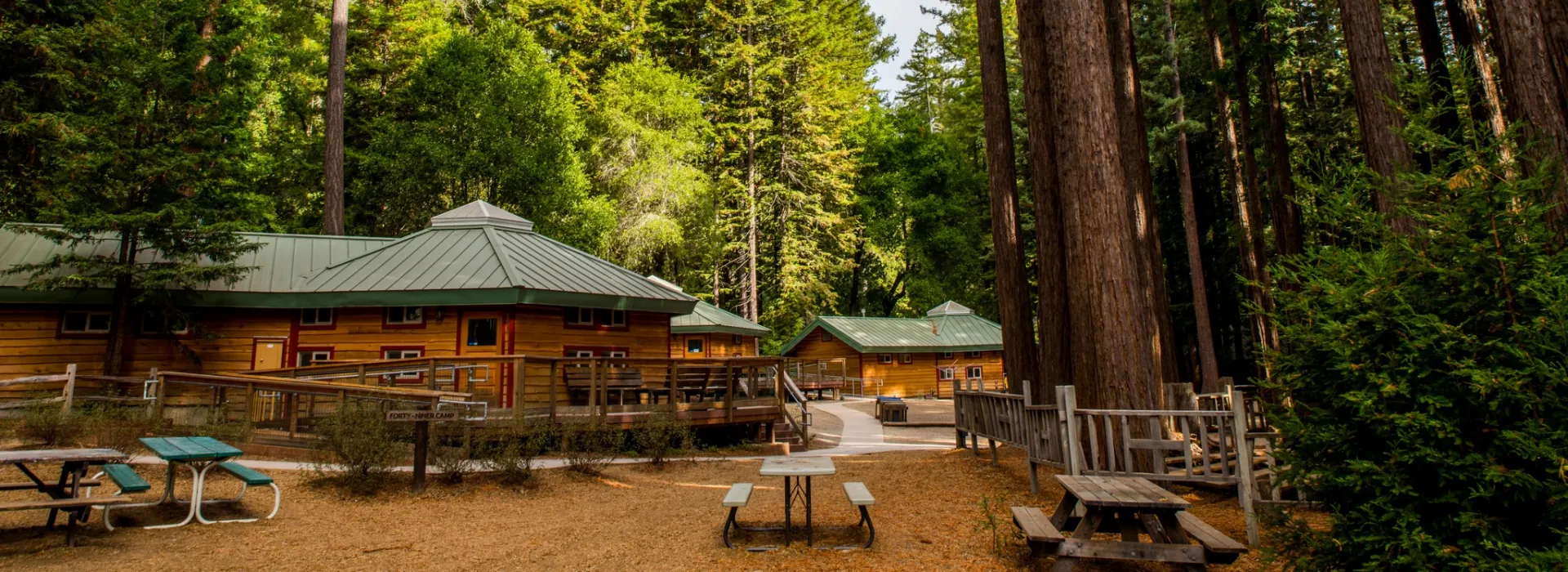 scene of a summer camp