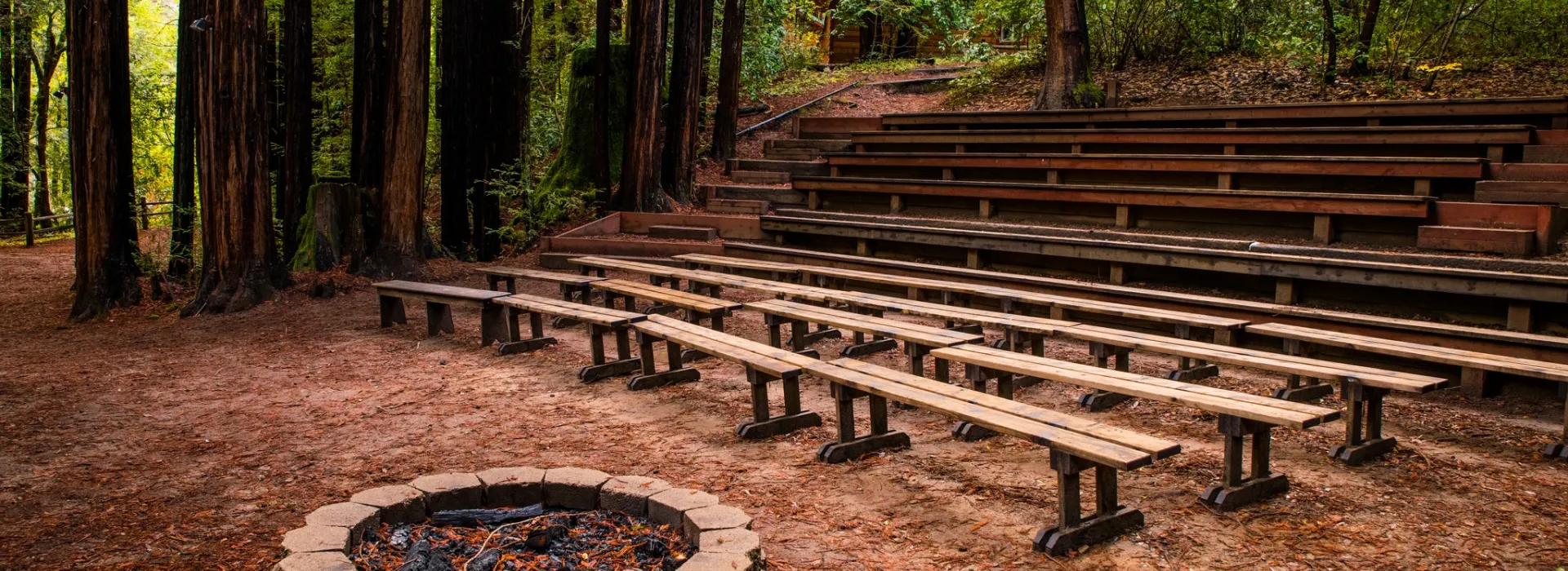 outdoor campfire ampitheater