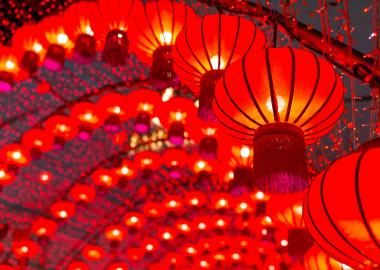 Lunar New Year lanterns