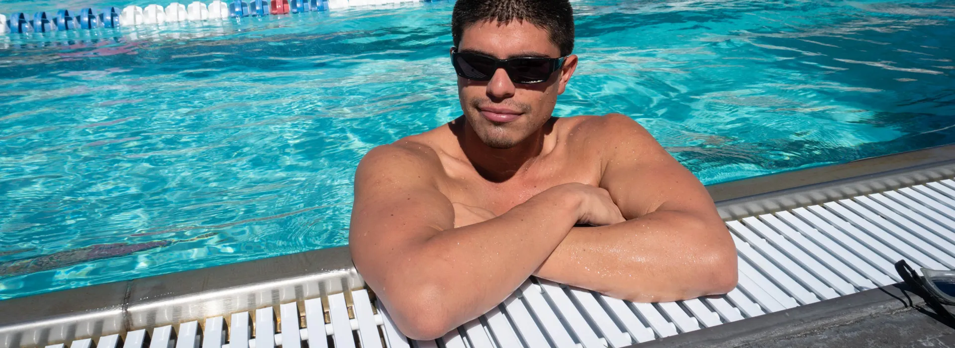 Man in Pool