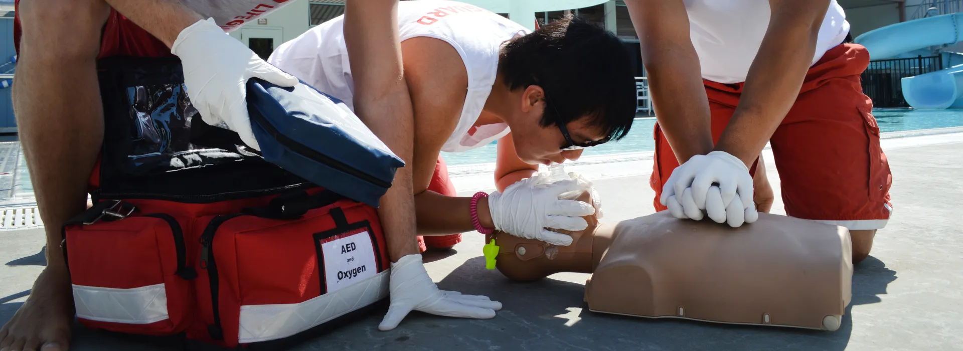 Lifeguards Performing CPR