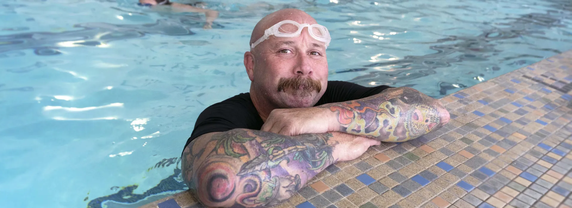 Man Swimming