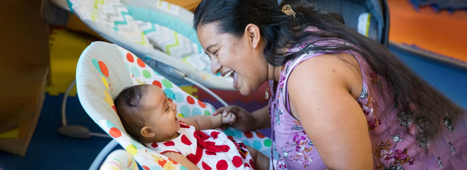 Happy Mother and Child