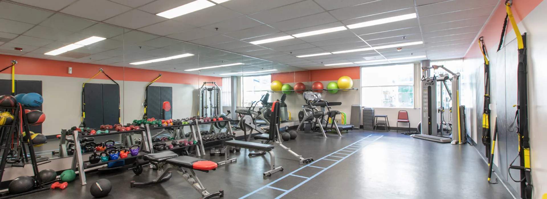Free weight area