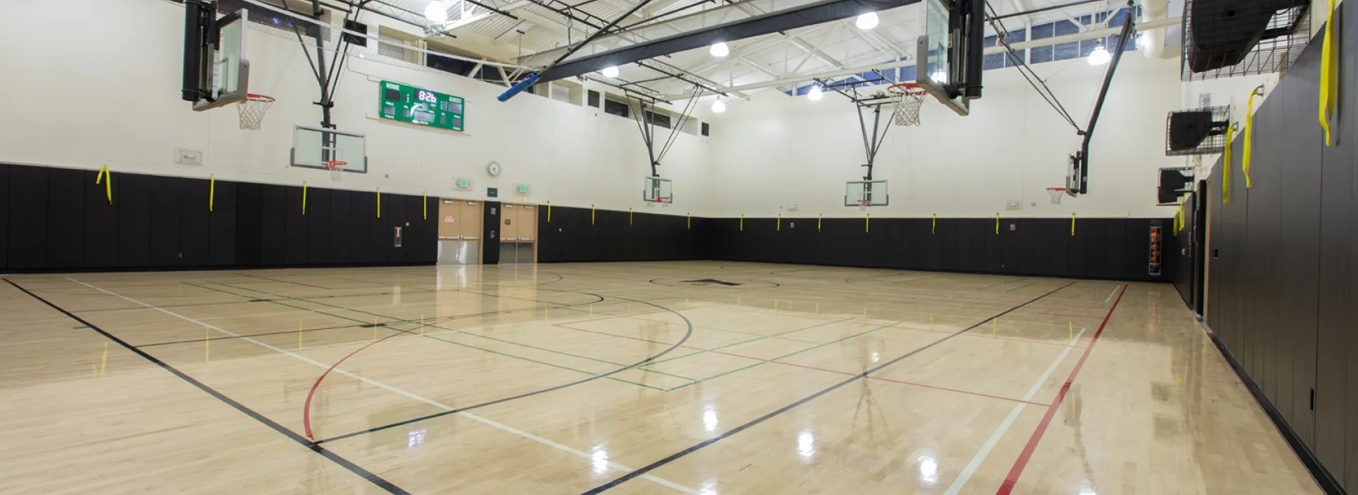 Lower level gym