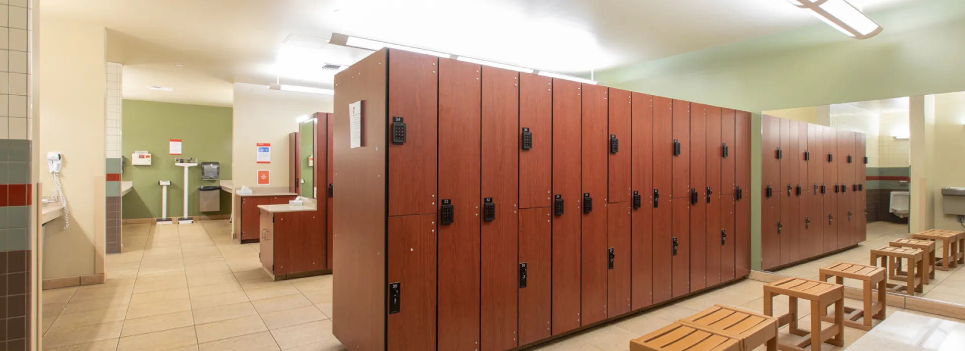 Locker room