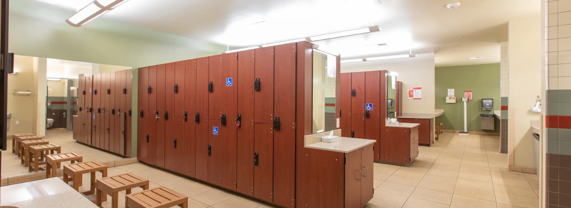 Women's locker room