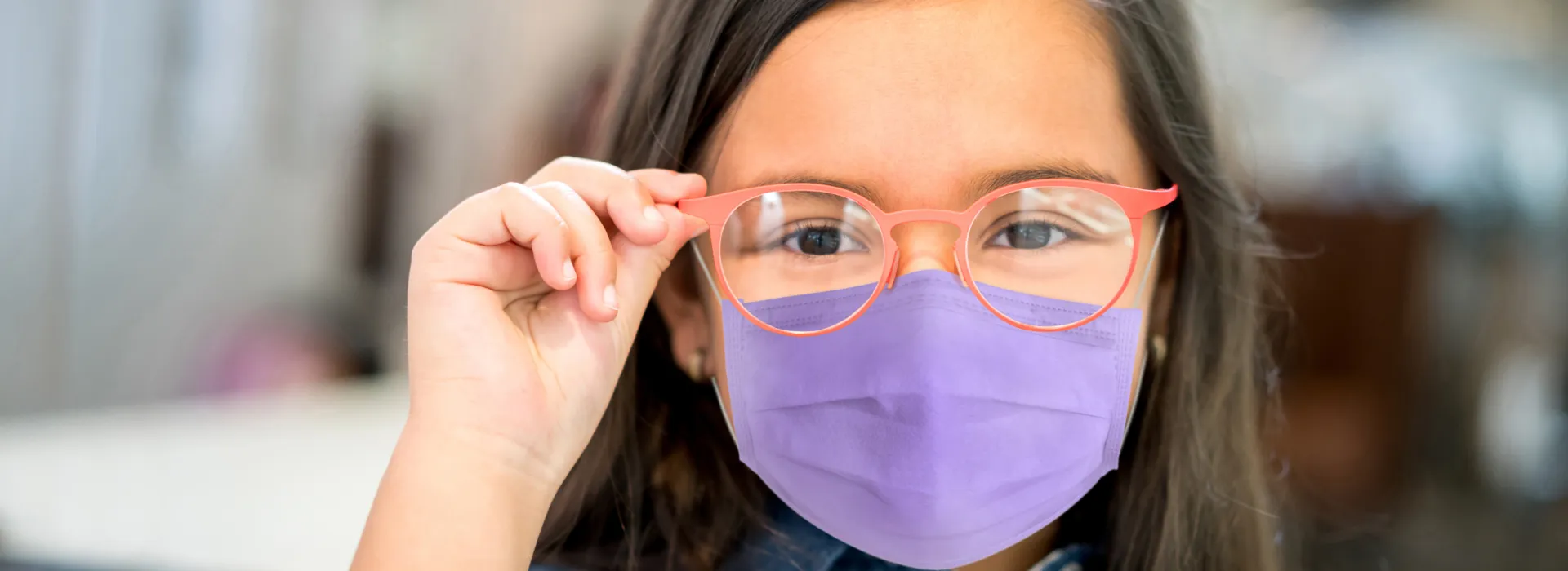 Student wearing mask