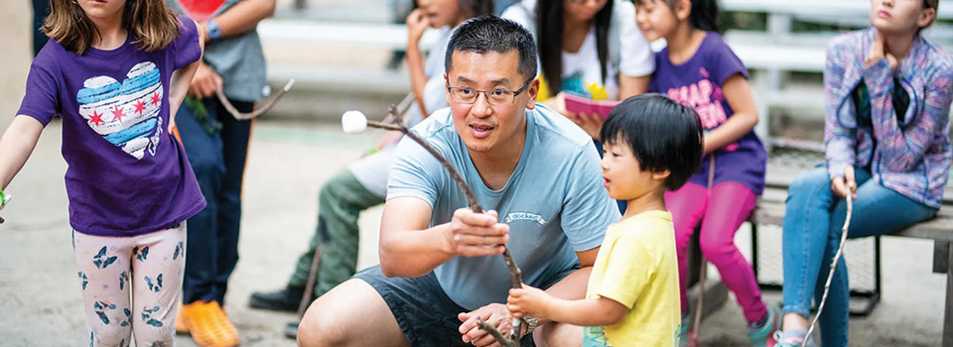 Father daughter campers